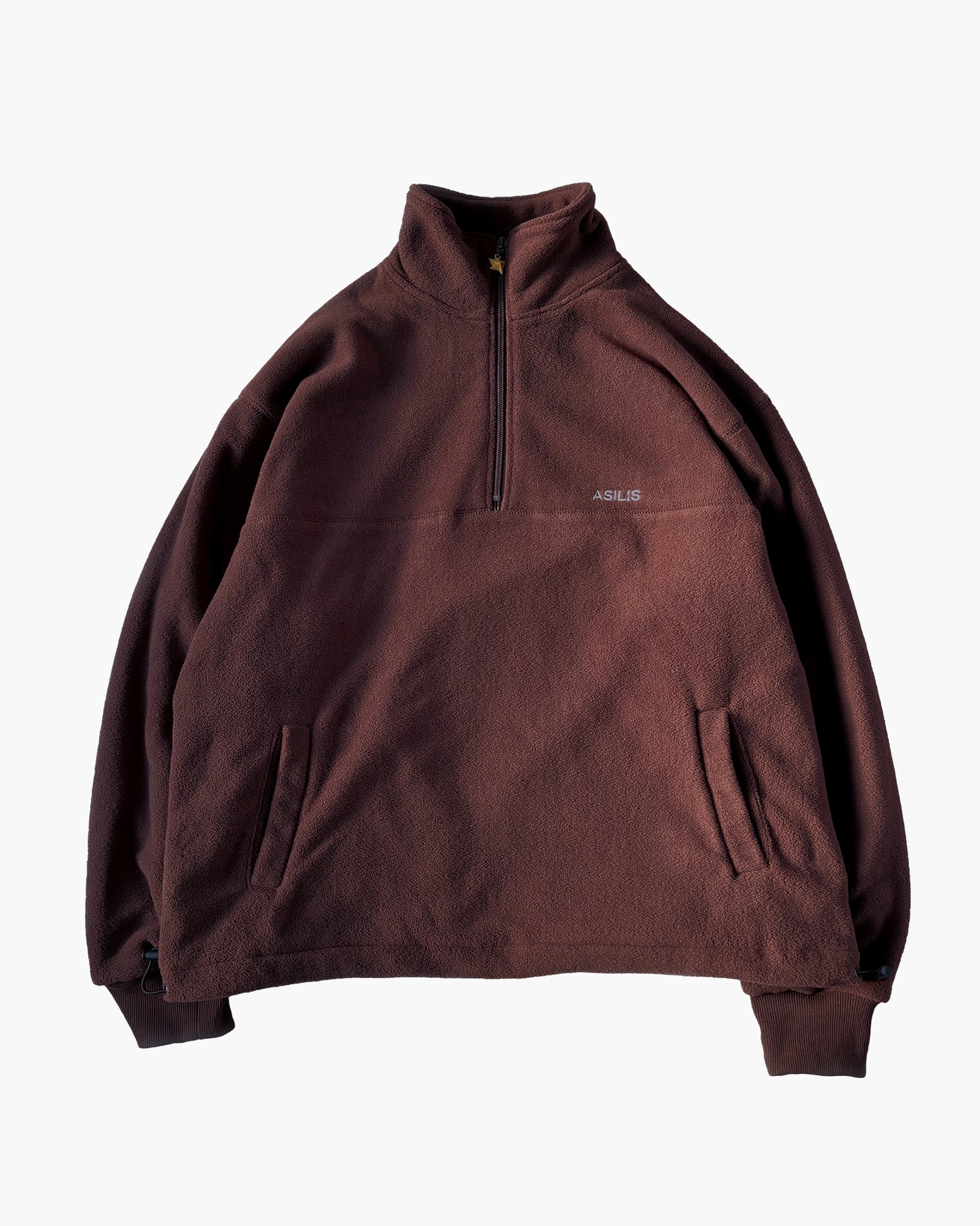 Hoshi Fleece Pullover 01 - Brown